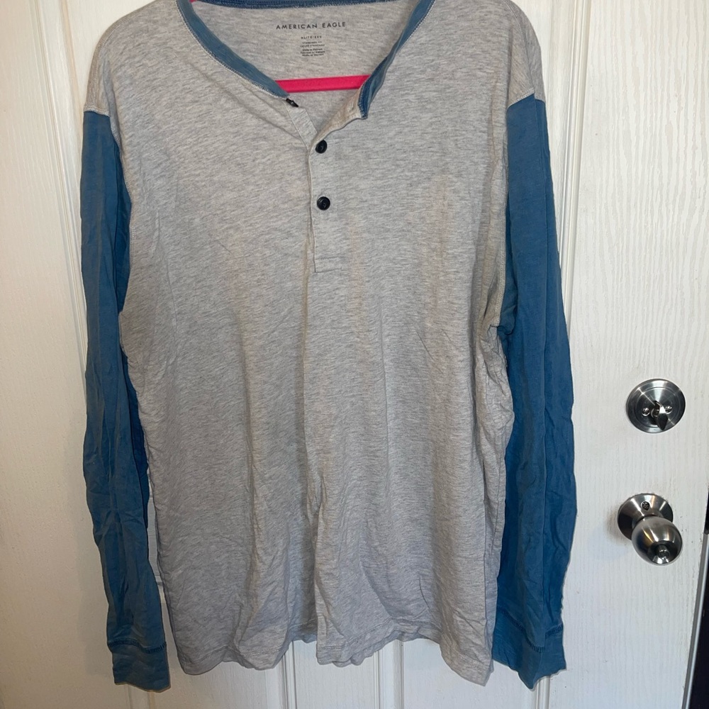 American Eagle Long Sleeve Standard Fit Shirt XL